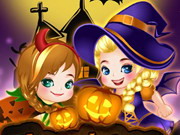 Arcade River elsa and anna halloween story